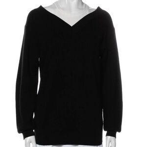 ALEXANDER WANG Merino Wool V-Neck Sweater sz XS